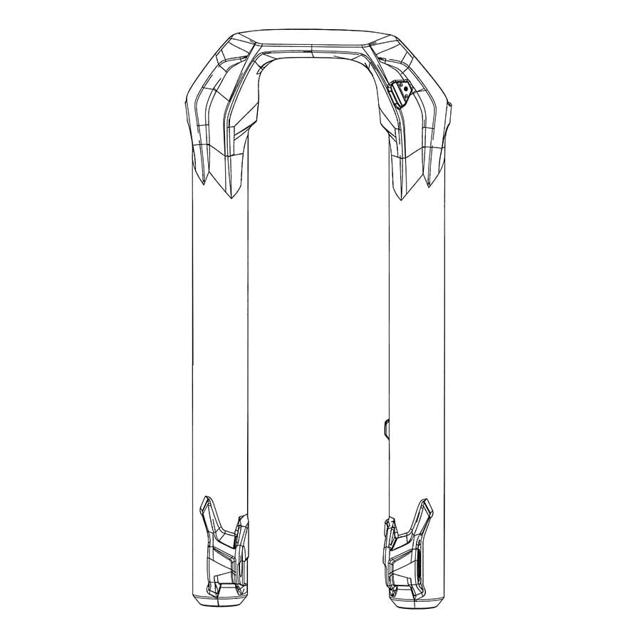 RockShox Lower Leg - BoXXer 200 DFB C1 9'', 11.4018.095.003 Fork Repair Parts