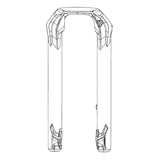 RockShox Lower Leg - BoXXer Ult Red RockShox, Lower Leg for BoXXer Ult Red, 11.4018.091.007 Fork Repair Parts