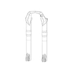 RockShox Lower Leg RVL 29 15 DFBLK RockShox, Lower Leg for RVL 29 15 DFBLK, 11.4018.006.189 Fork Repair Parts