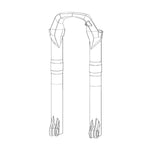 RockShox Lower Leg RVL 2927+B DFBLK RockShox, Lower Leg for RVL 2927+B DFBLK, 11.4018.006.255 Fork Repair Parts