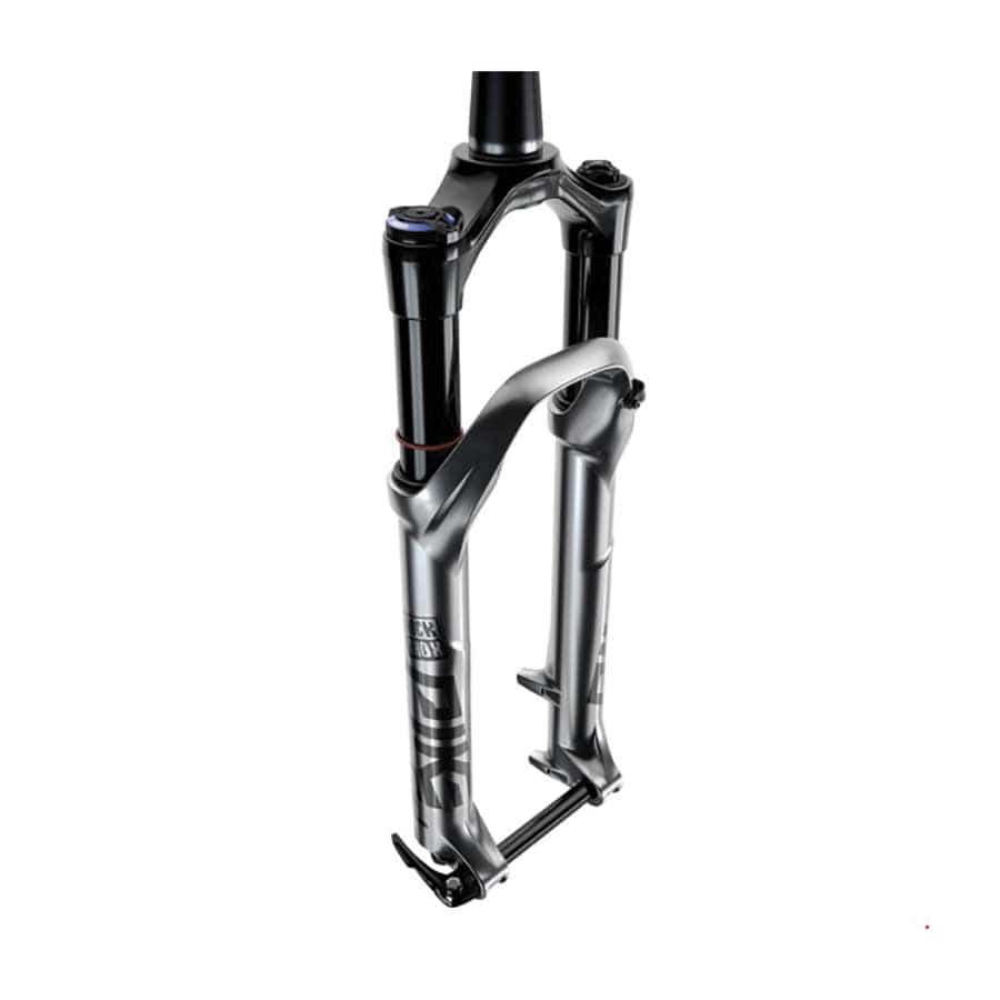 RockShox Pike DJ A4 00mm, 1-1/8''-1.5'', 15x100mm TA, Rake: 40mm, Silver / 26 Suspension Forks