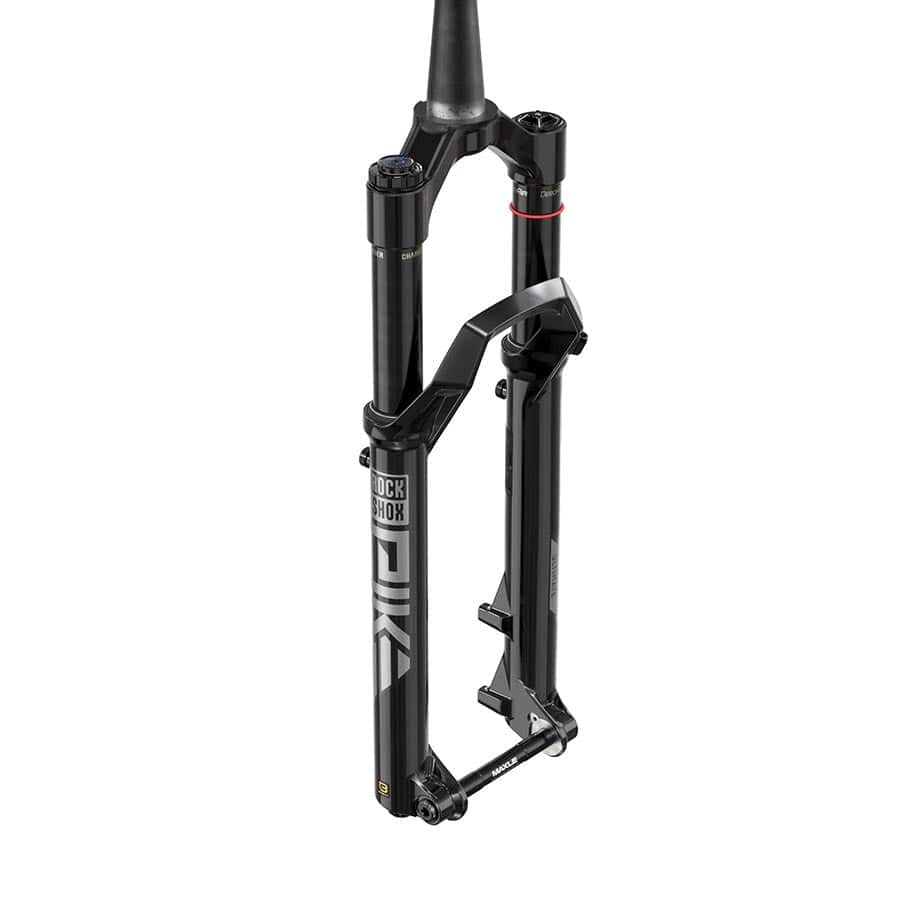 RockShox Pike Ultimate C2 27.5'', DebonAir+ W/ButterCups, 120mm, 1-1/8''-1.5'', 15x110mm TA, Rake: 44mm, Black / 275 Suspension Forks