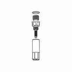 RockShox Reverb, Hose Barb Reverb, Hose Barb, 10pcs, 11.6815.022.020 Dropper Post Parts and Accessories