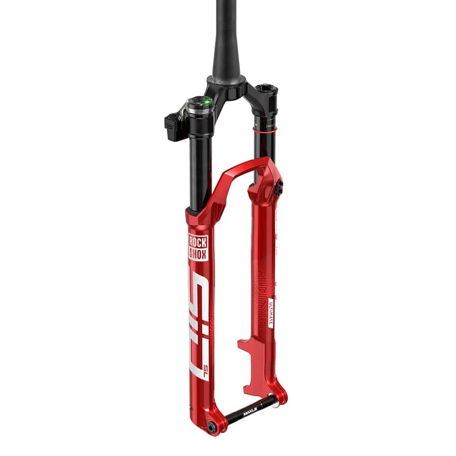 RockShox SID SL Flight Attendant E2 110mm, 1-1/8''-1.5'', 15x110mm TA, Rake: 44mm, Red, Remote: Sold Separately Suspension Forks