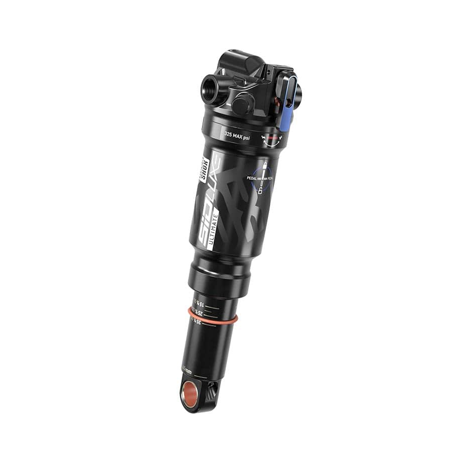 RockShox SIDLuxe Ultimate 3P A2 165x45, Shaft Eyelet: Trunnion, Body Eyelet: Standard, R85, C30, X8, 1 Token Rear shocks