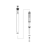 RockShox Spring - JudyS 30S 80-120 RockShox, Solo Air Spring for JudyS 30S 80-120, 11.4018.010.231 Fork Repair Parts