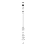 RockShox Spring - SID B1 100 29 RockShox, Solo Air Spring for SID B1 100 29, 11.4018.010.205 Fork Repair Parts