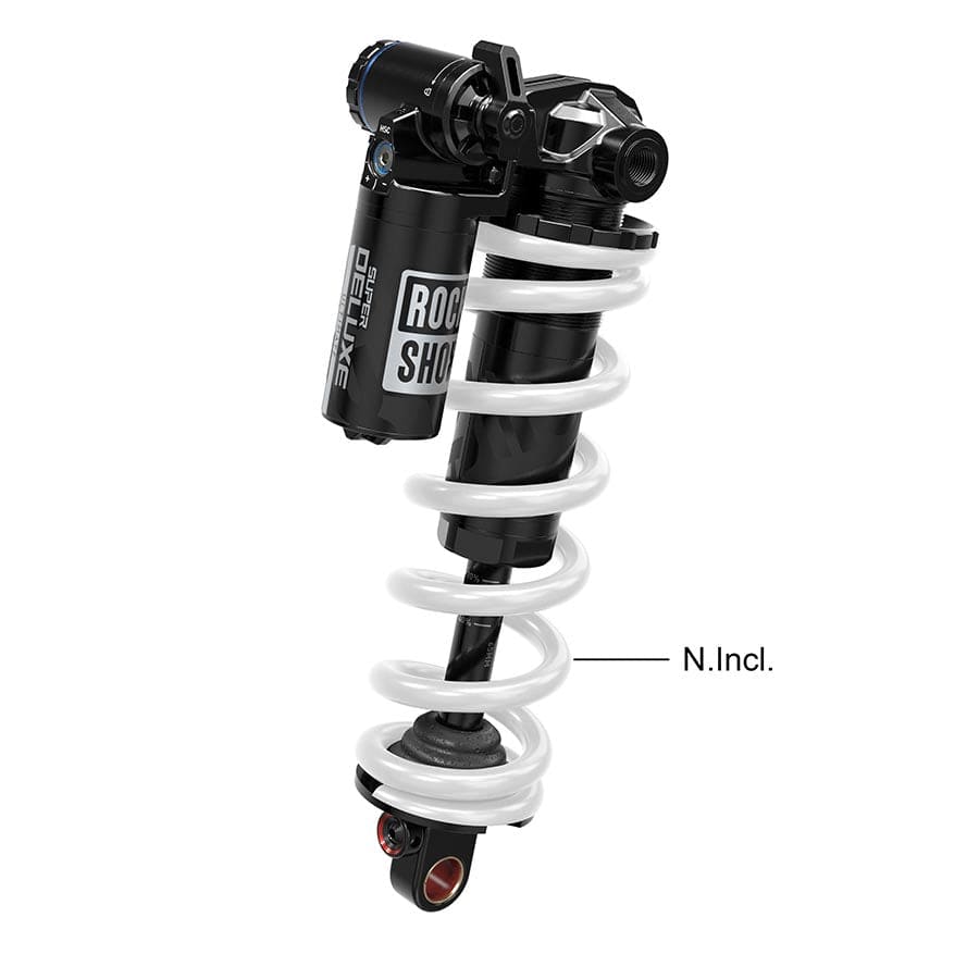 RockShox Super Deluxe Ultimate Coil RC2T 205x62.5, Shaft Eyelet: Standard, Body Eyelet: Trunnion, Linear Reb/Low Comp, Adj Hydraulic Bottom Out, 320lb Threshold (140870-10) Parts - Suspension - Rear Shocks