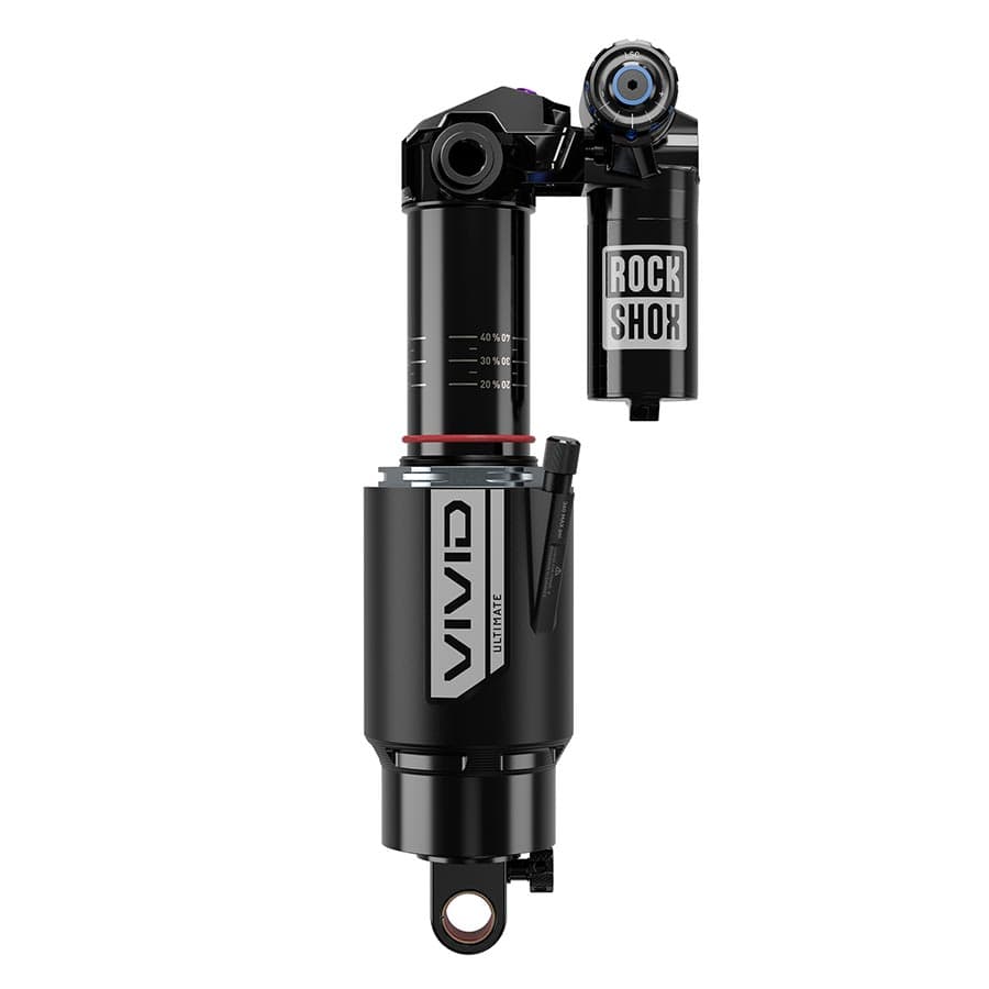 RockShox Vivid Ultimate C1 RockShox, Vivid Ultimate C1, Rear shock, 205x65, Shaft Eyelet: Standard, Body Eyelet: Trunnion, R25, C34, X2, 1 Token Rear shocks