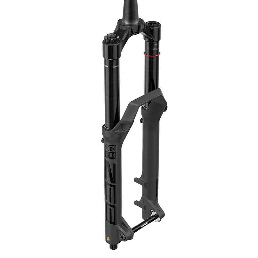 RockShox ZEB Ultimate A3 27.5'', DebonAir+ W/ButterCups, 160mm, 1-1/8''-1.5'', 15x110mm TA, Rake: 44mm, Grey / 275 Suspension Forks