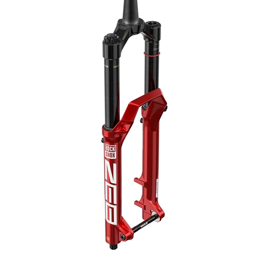 RockShox ZEB Ultimate A3 27.5'', DebonAir+ W/ButterCups, 180mm, 1-1/8''-1.5'', 15x110mm TA, Rake: 44mm, Red / 275 Suspension Forks