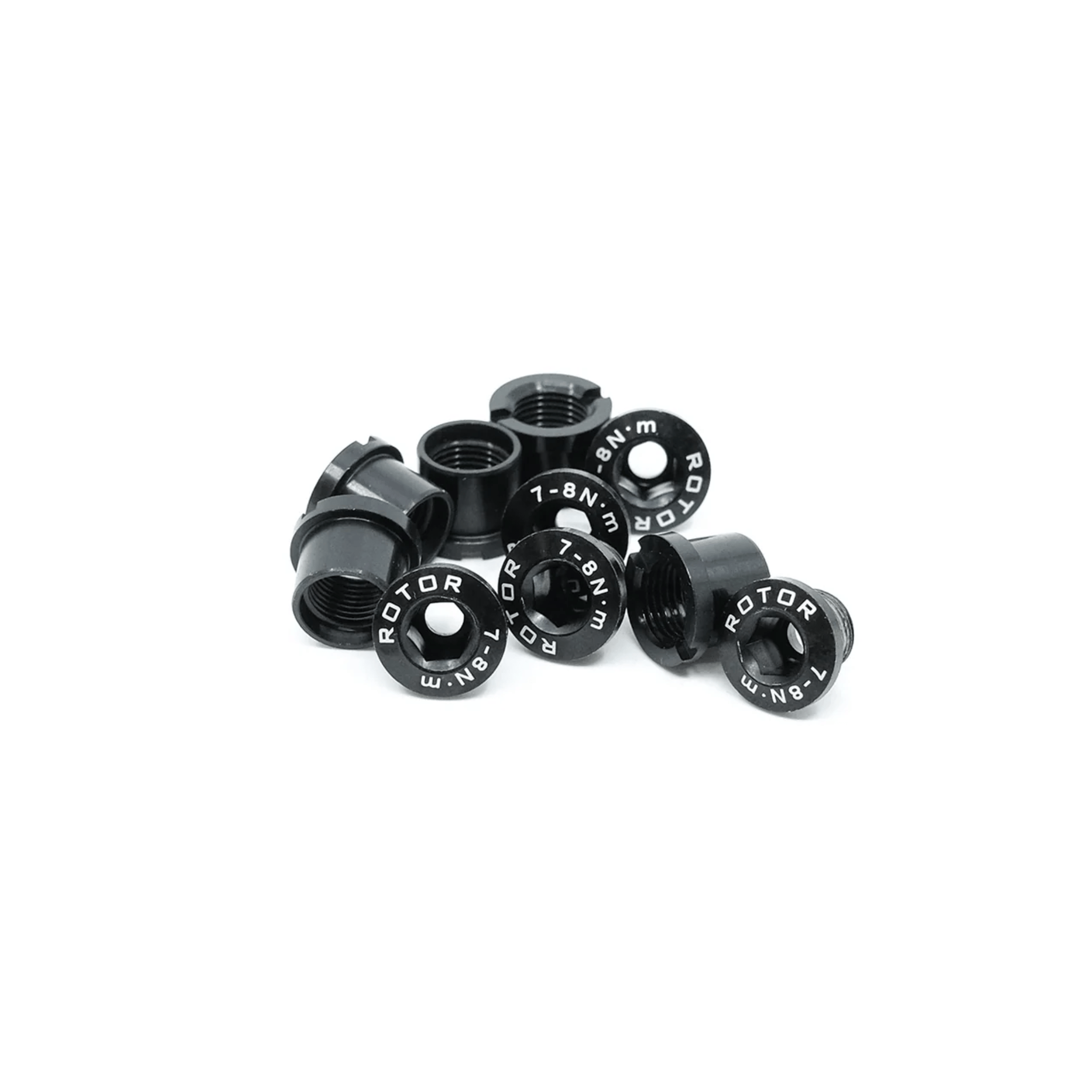 ROTOR Road Bolt Set of 5 Bolts/Nuts Parts - Chainring Bolts