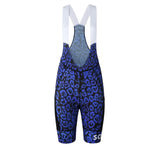 Samsara Adventure Bib Shorts - Iris Leopard Iris Leopard / XS