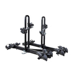 Saris Freedom 2'', Bikes: 4, Max weight per bike: 60 lb for 2 closest - 35 lb for 2 furthest trays Hitch Racks