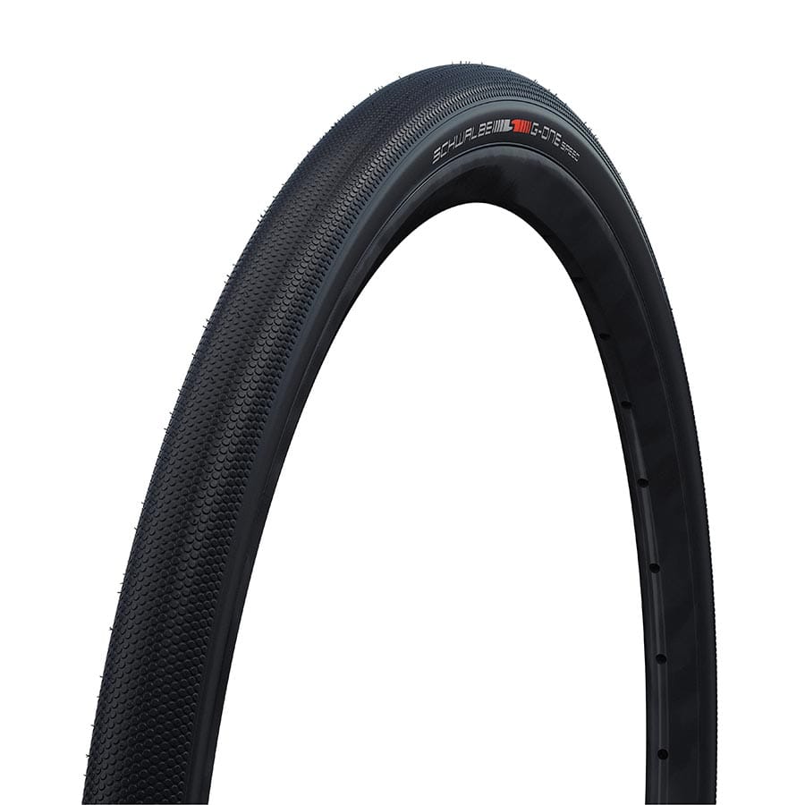 Schwalbe G-One Speed Schwalbe, G-One Speed, Gravel Tire, 700x40C, Folding, Tubeless Ready, Addix Speedgrip, Super Ground, TL Easy, 67TPI, Black Gravel Tires