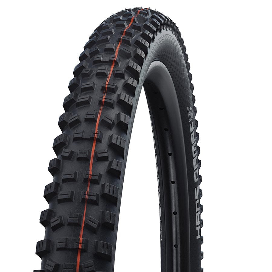 Schwalbe Hans Dampf Addix Addix, Mountain Tire, 275x2.35, Folding, Tubeless Ready, Addix Soft, Super Trail, 67TPI, Black / 275 Mountain Tires