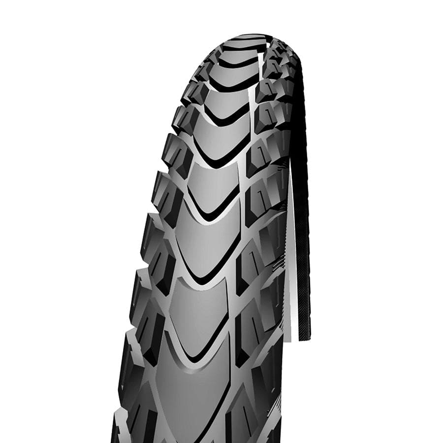 Schwalbe Marathon Mondial Schwalbe, Marathon Mondial, Hybrid Tire, 700x35C, Folding, Clincher, TravelStar, DoubleDefense, 67TPI, Black Hybrid Tires