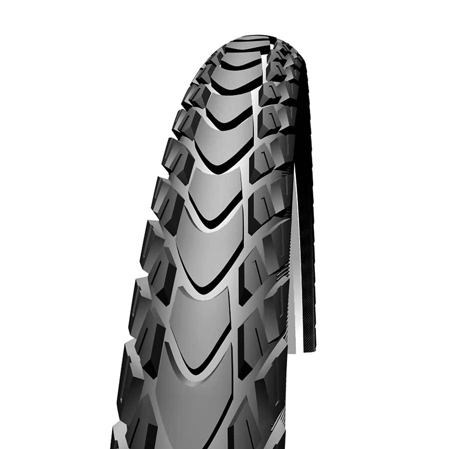 Schwalbe Marathon Mondial Tire, 700x40C, Folding, Clincher, TravelStar, DD, V-Guard, 67TPI, Black / 700 Hybrid Tires