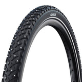Schwalbe Marathon Winter Plus Schwalbe, Marathon Winter Plus, Winter Tire, 700x55C, Wire, Clincher, WiC, TwinSkin, Reflex, 67TPI, Black Parts - Tires - Mountain
