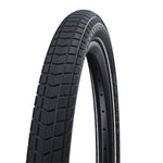 Schwalbe Super Moto-X Hybrid Tire, 20''x4.00, Wire, Clincher, Addix Green, RaceGuard, TwinSkin, Double Defence, Reflex, 2 x 67 EPI, Black Hybrid Tires