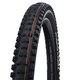 Schwalbe Tacky Chan 9''x2.40, Folding, Clincher, Addix Soft, Super Trail, TL Easy, 67TPI, Black / 29 Mountain Tires