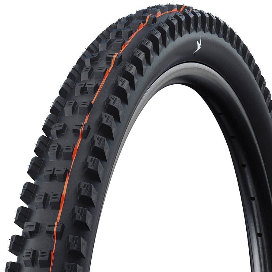 Schwalbe Tacky Chan Gravity 29x2.40, Folding, Clincher, Soft, Diagonal, 2x50TPI, Black Mountain Tires