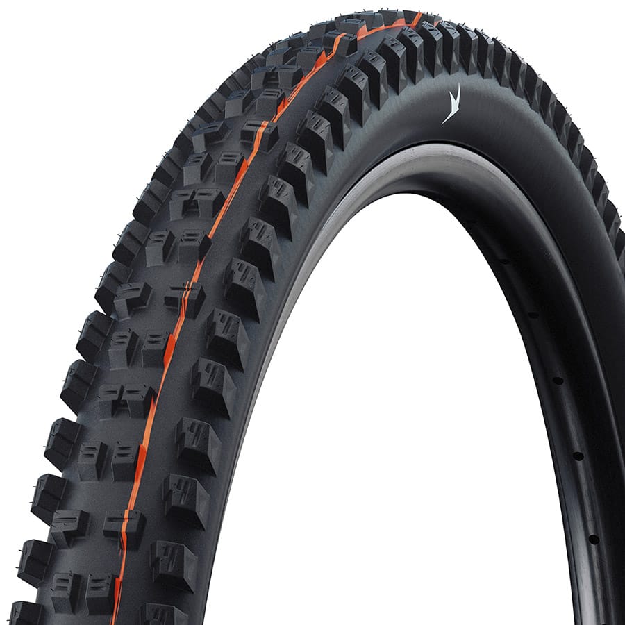 Schwalbe Tacky Chan Trail Pro 29x2.40, Folding, Clincher, Soft, Trail Pro - Diagonal, 67TPI, Black Mountain Tires
