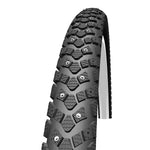 Schwalbe Winter 26''x1.75, Wire, Clincher, Winter, KevlarGuard, Reflex, 50TPI, Black Winter Tires