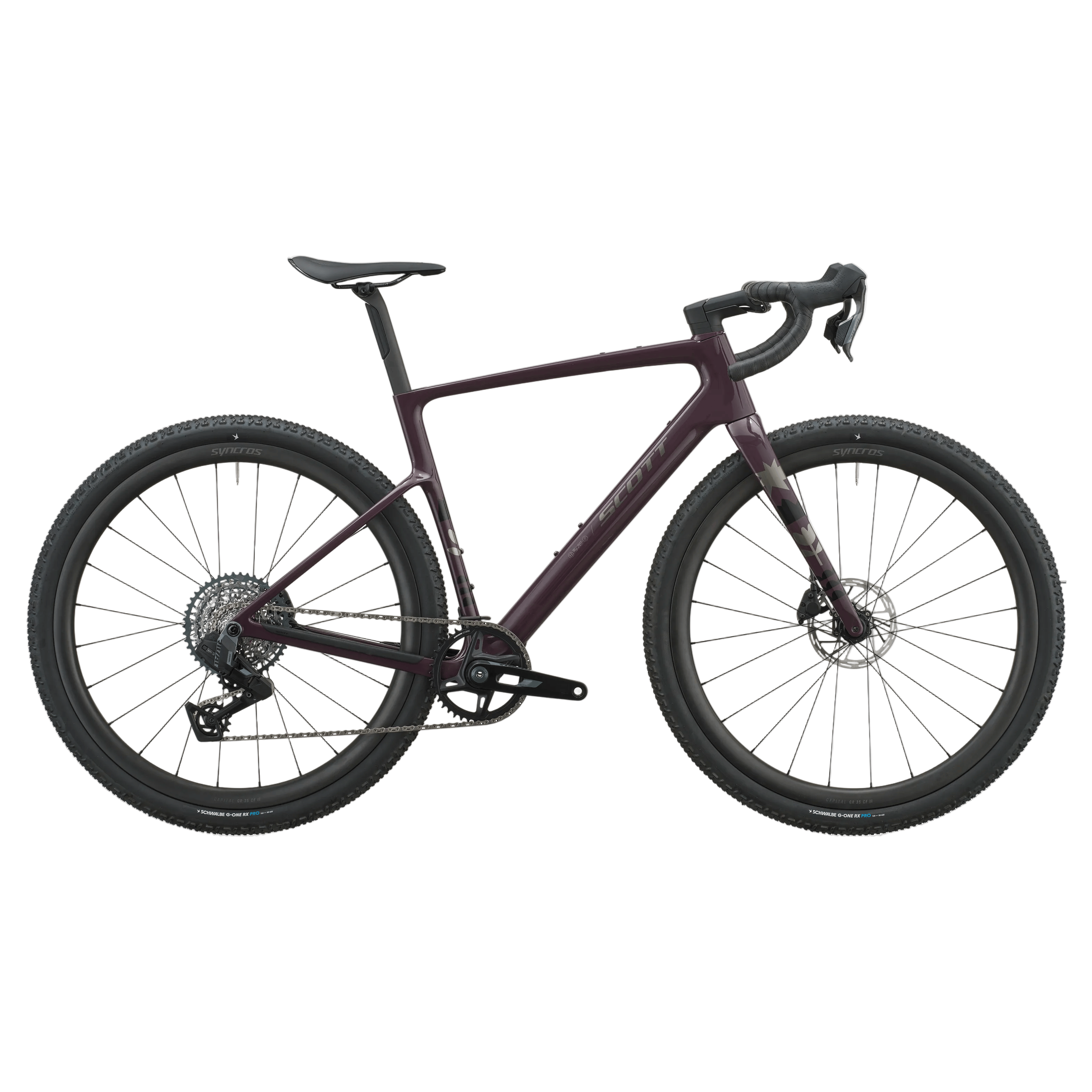 SCOTT Addict Gravel 30 Mulberry Purple / XXS Bikes - Gravel