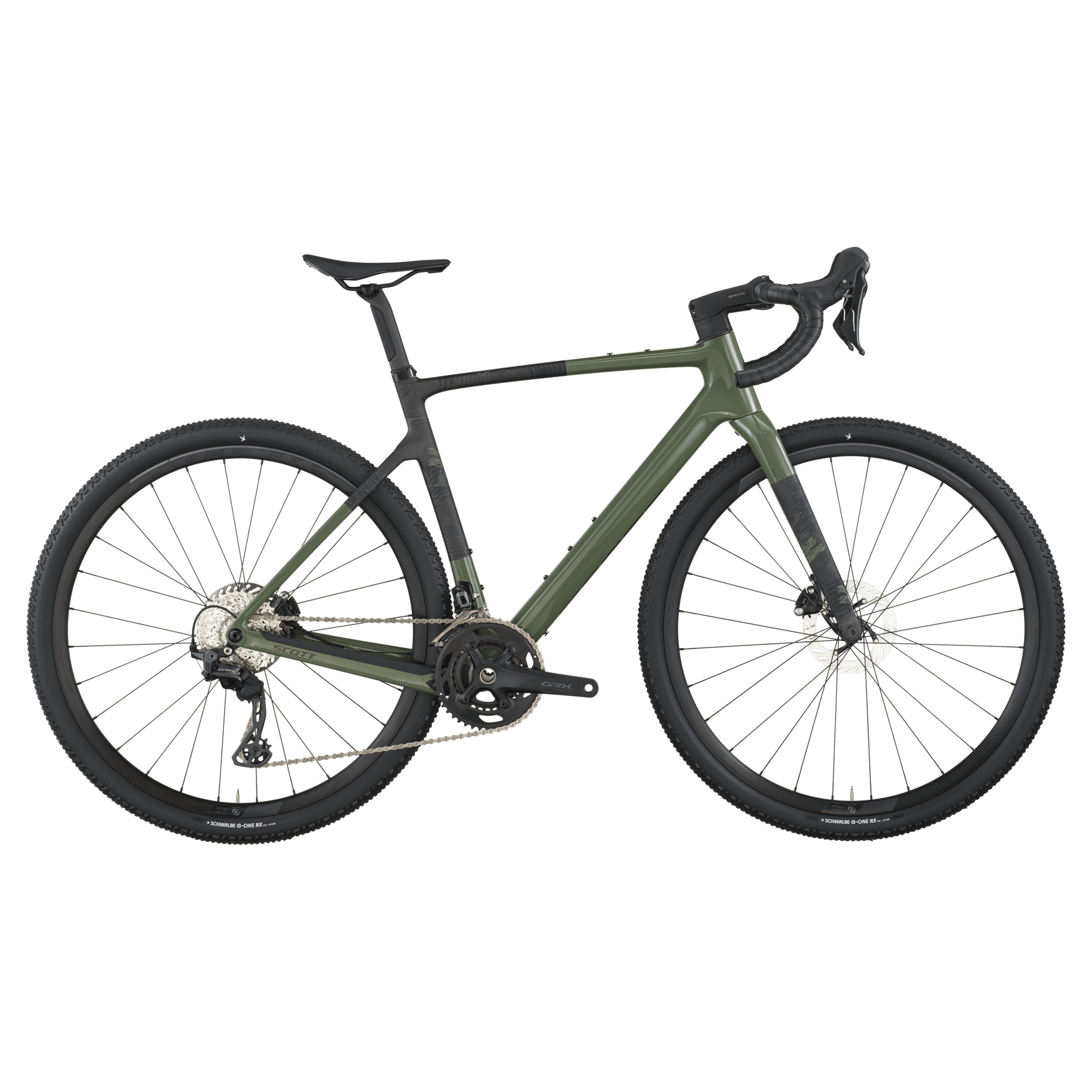 SCOTT Addict Gravel 40 Wenge Green / XS Bikes - Gravel