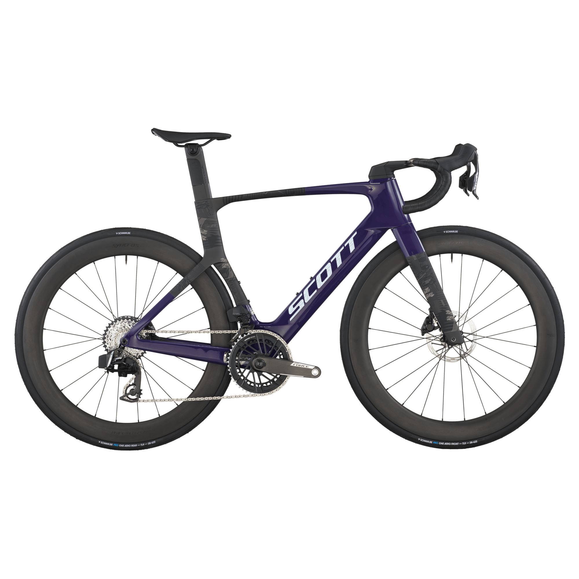 SCOTT Foil RC Team Grape Purple/Carbon Black / XXS Bikes - Road