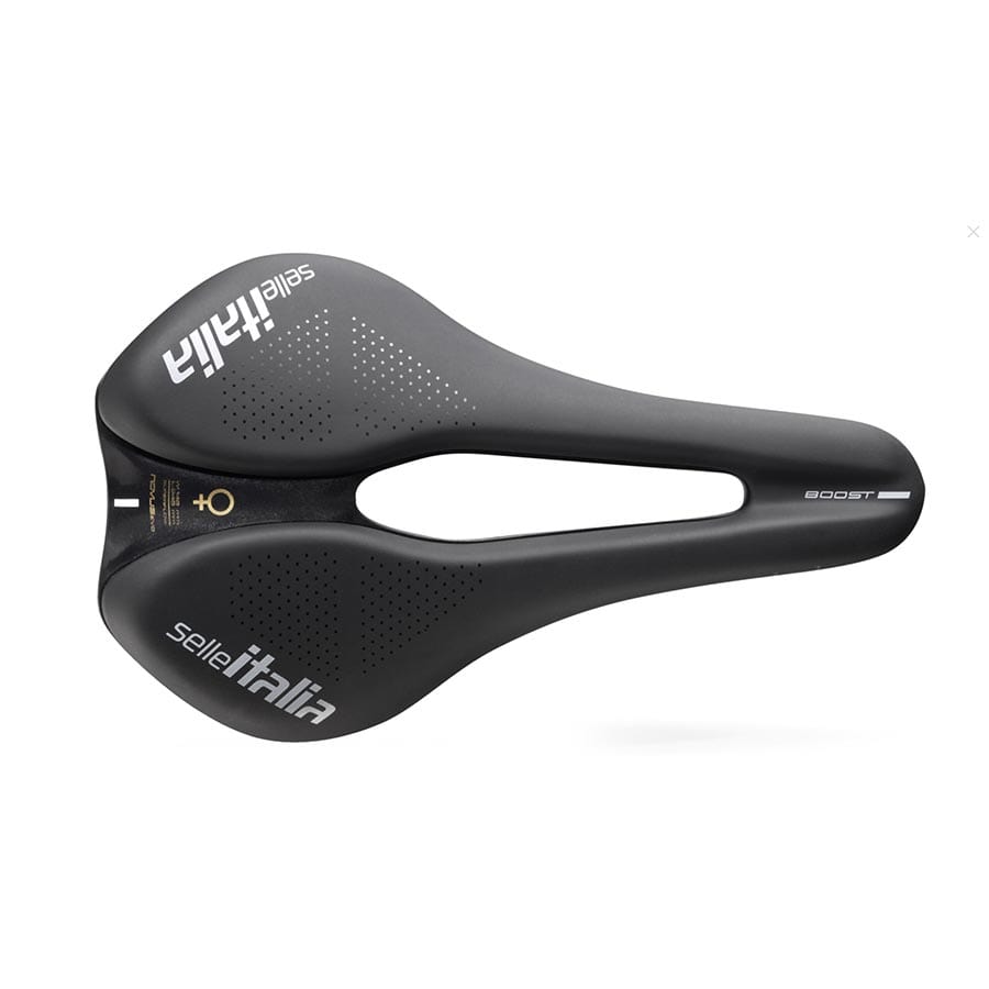 Selle Italia Novus Boost EVO Lady Superflow Selle Italia, Novus Boost EVO Lady Superflow, Saddle, 245 x 145mm, Women, 242g, Black Road Saddles