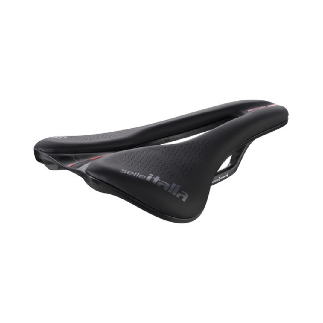 Selle Italia NOVUS Evo Boost Kit Carbonio Superflow Selle Italia, NOVUS Evo Boost Kit Carbonio Superflow, Saddle, 248 x 145mm, Unisex, 165g Parts - Saddles