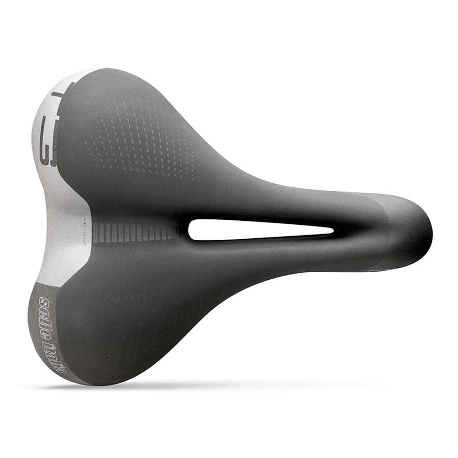 Selle Italia T 3 Flow Selle Italia, T 3 Flow, Saddle, 267 x 210mm, Unisex, 480g, Black/Hi-Viz Recreational and Commuter Saddles