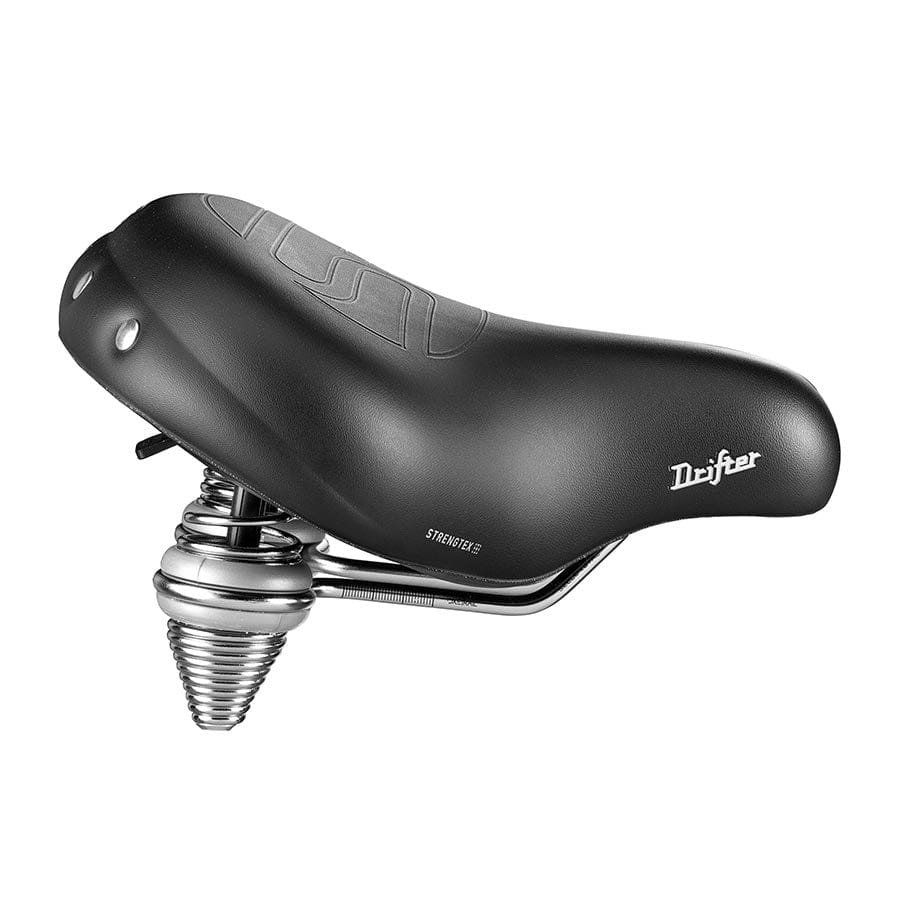 Selle Royal Drifter Strengtex Selle Royal, Drifter Strengtex, Saddle, 271 x 246mm, Unisex, 1133g, Black Recreational and Commuter Saddles