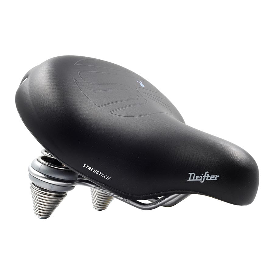 Selle Royal Drifter Strengtex Selle Royal, Drifter Strengtex, Saddle, 271 x 246mm, Unisex, 1133g, Black Recreational and Commuter Saddles