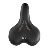 Selle Royal Lookin Moderate Selle Royal, Lookin Moderate, Saddle, 269 x 198mm, Unisex, 615g, Black Recreational and Commuter Saddles