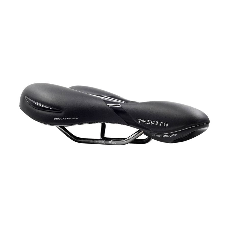 Selle Royal Respiro Athletic Stracciatella Selle Royal, Respiro Athletic Stracciatella, Saddle, 279 x 159mm, Unisex, 429g, Black Recreational and Commuter Saddles