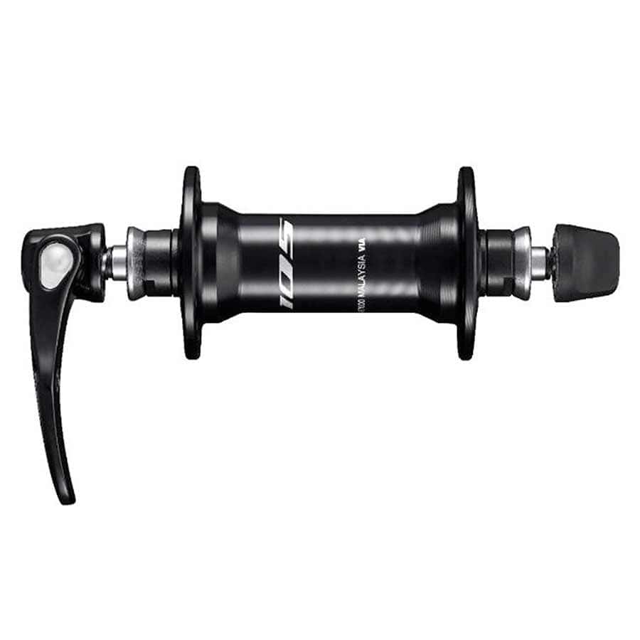 Shimano 105 HB/FH-R7000 Rear, 32H, QR, 130mm, Shimano Road 11, Black Non Disc Hubs