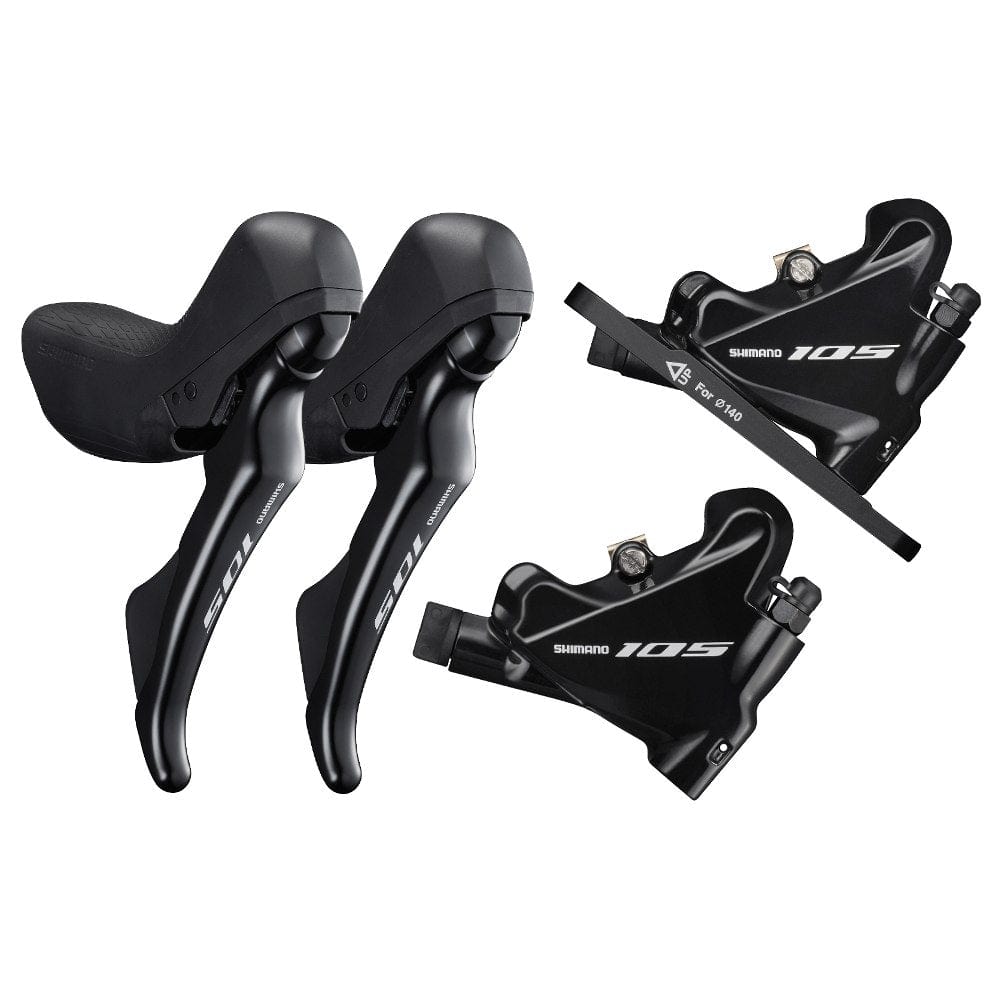 Shimano 105 ST-R7020 Hydraulic Shifter + Caliper Left & Right Set Road Hydraulic Disc Brakes