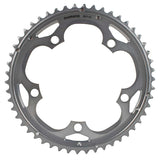 Shimano 50T 105 FC-5703 Silver Shimano, Y1M498030, 50T, 10sp, BCD: 130mm, 5 Bolt, 105 FC-5703, Outer Chainring, For D-type triple, Aluminum, Silver Chainrings