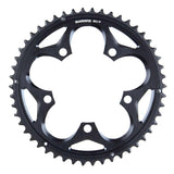 Shimano 50T 105 FC-5750 Black Shimano, Y1M598020, 50T, 10sp, BCD: 110mm, 5 Bolt, 105 FC-5750, Outer Chainring, For F-type compact, Aluminum, Black Chainrings