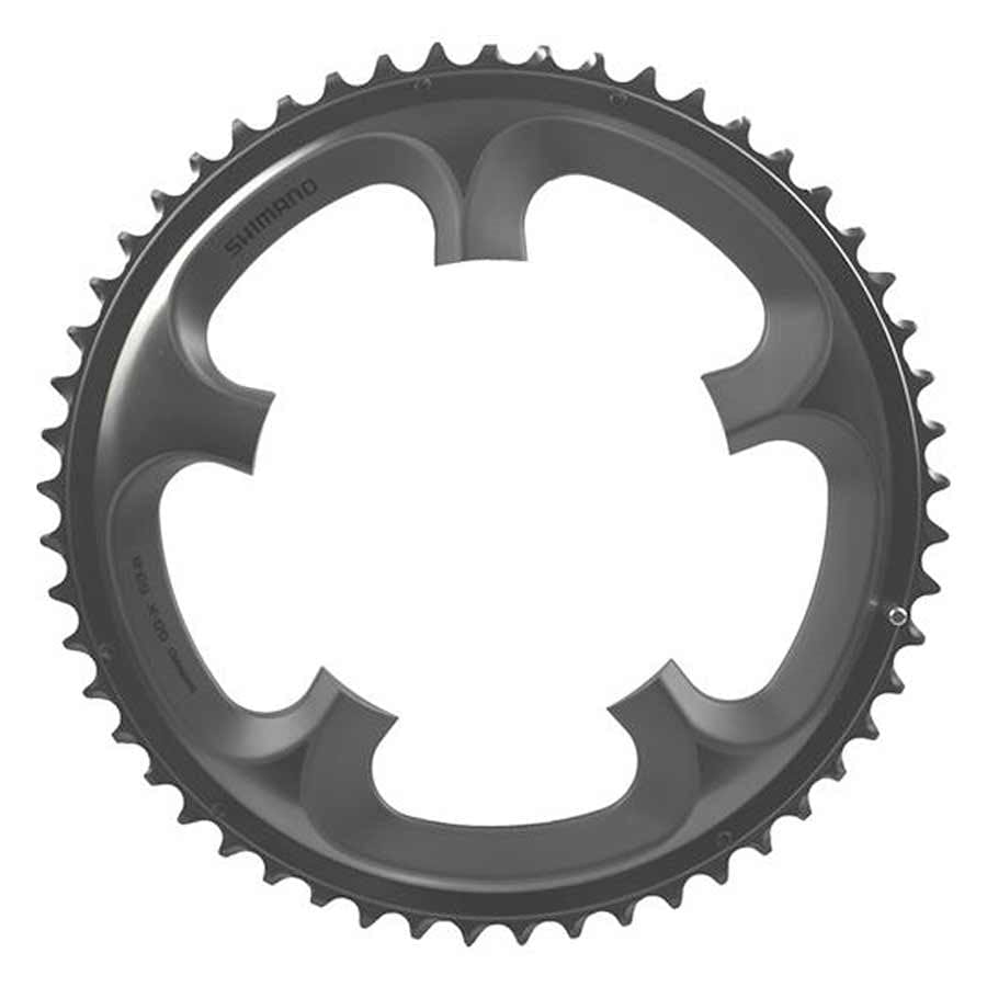 Shimano 50T Ultegra FC-6750G Grey Shimano, Y1LL98020, 50T, 10sp, BCD: 110mm, 5 Bolt, Ultegra FC-6750G, Outer Chainring, For F-type compact, Aluminum, Grey Chainrings