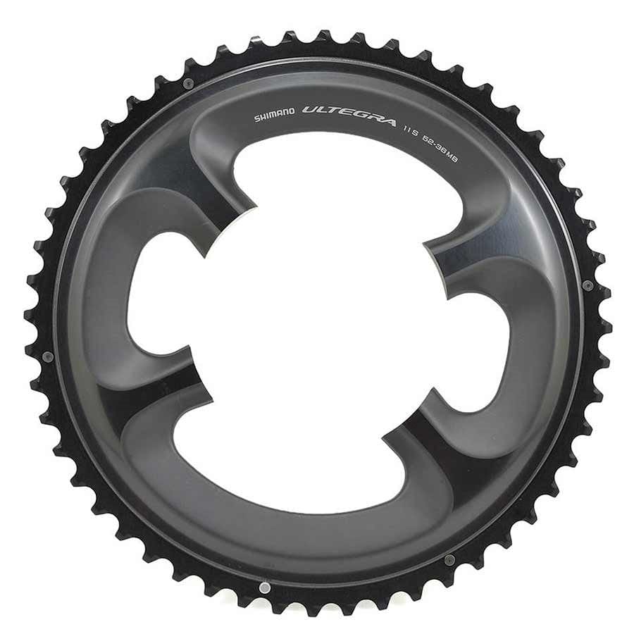Shimano 50T  Ultegra FC-6800 Shimano, Y1P498060, 50T, 11sp, BCD: 110mm, 4 Bolt, Ultegra FC-6800, Inner Chainring, For MA for 50-34D, Aluminum, Grey Chainrings