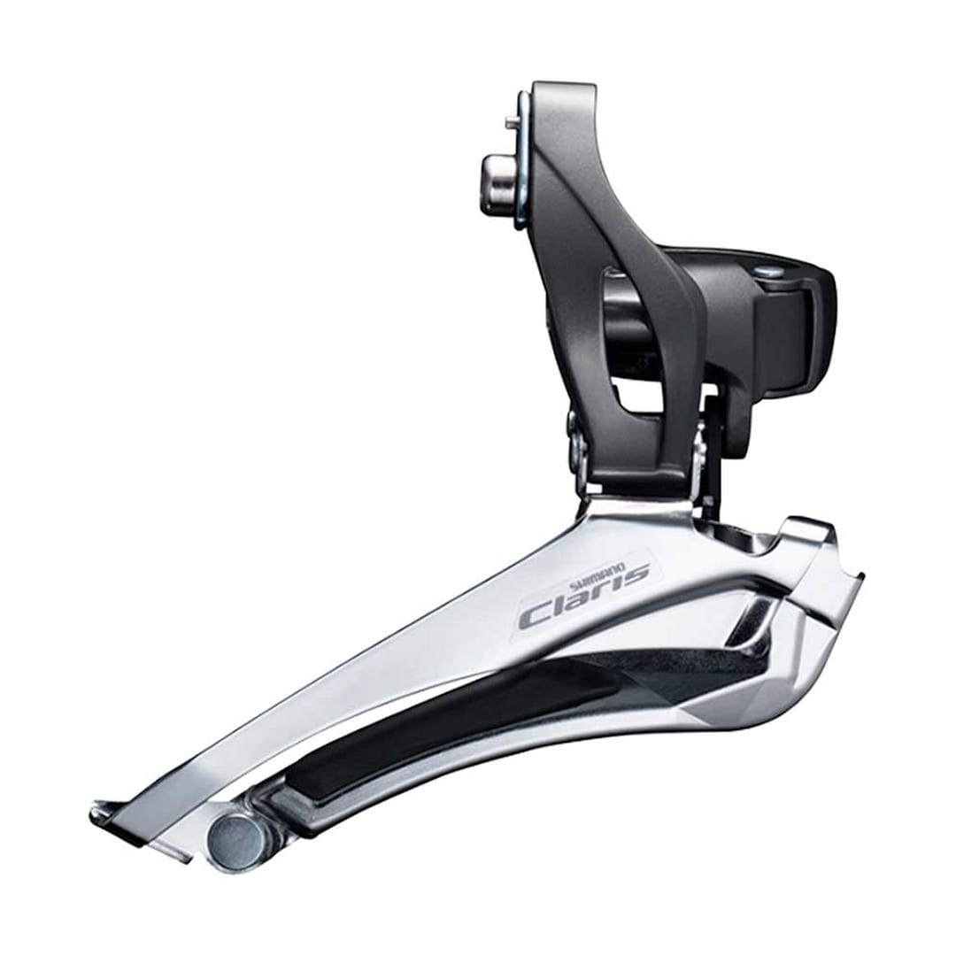 Shimano Claris FD-R2000, Front derailleur, 2 x 8sp., Down Swing, Down Pull, High 28.6/31.8/34.9mm Unclassified
