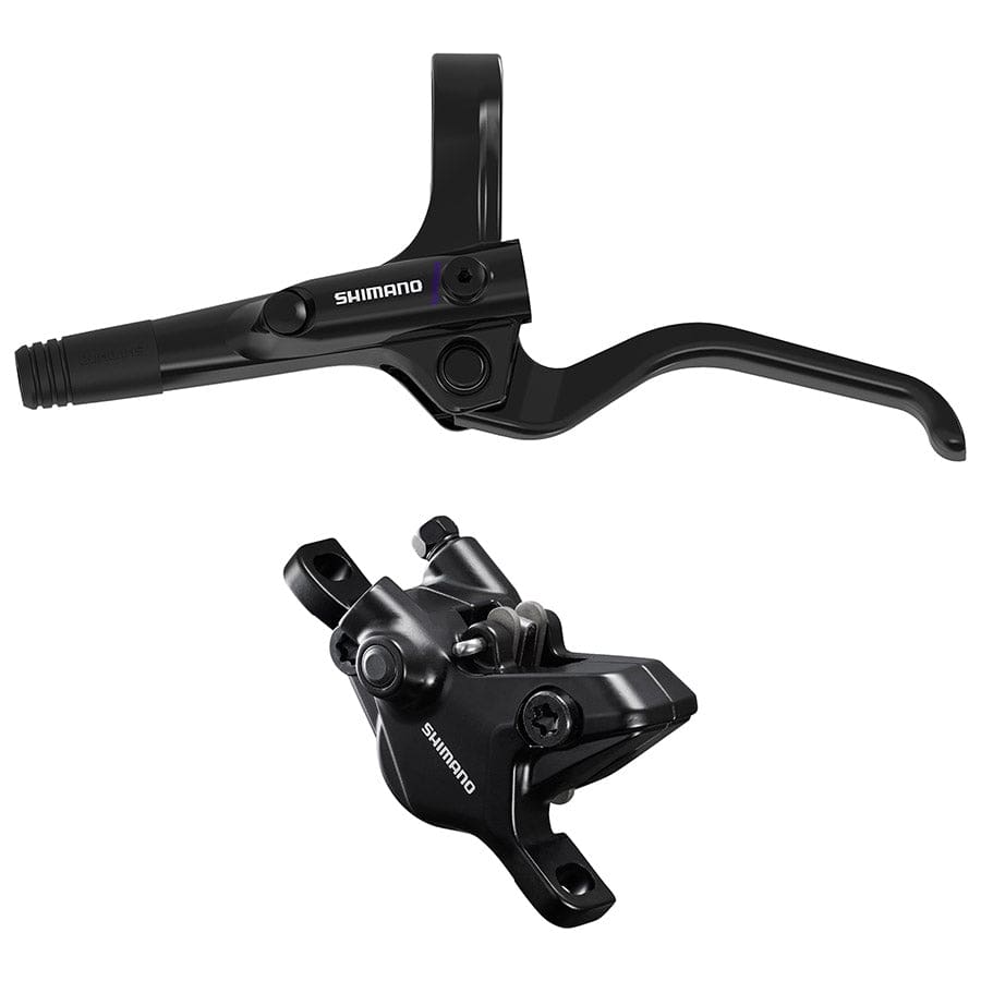 Shimano CUES BL-UR405 / BR-MT410 Front, Post mount, Disc: 140 to 203mm (not included), Black, EMT4104JLFPRA100 MTB Hydraulic Disc Brakes