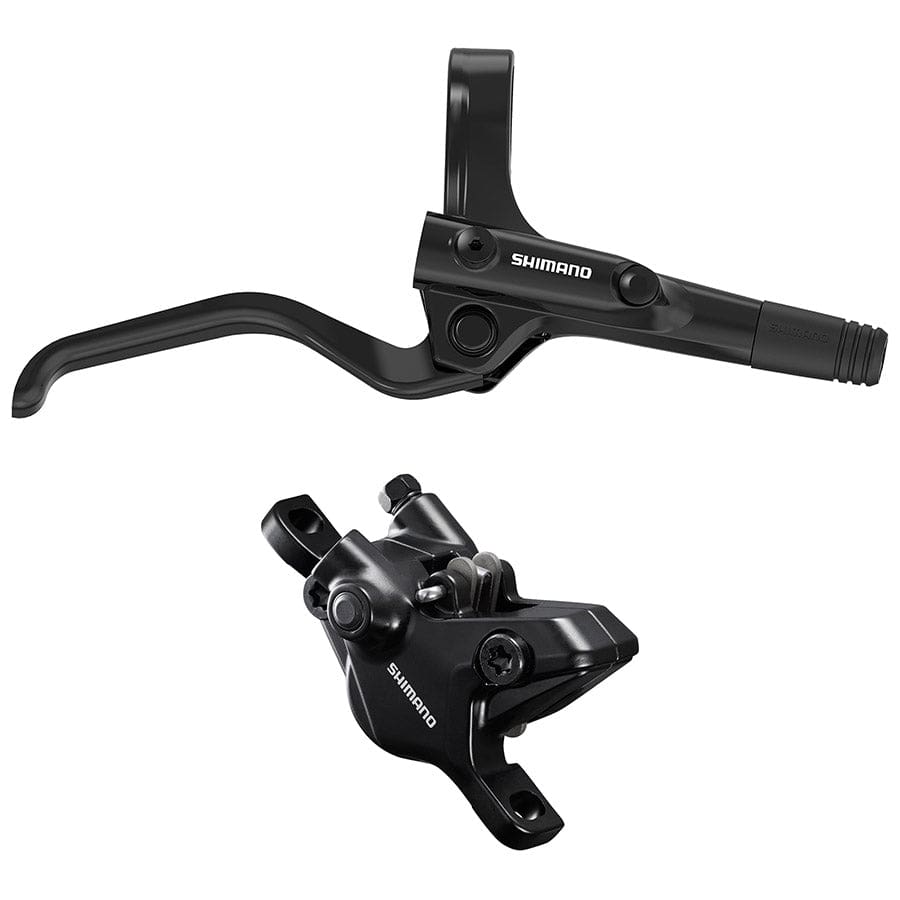 Shimano CUES BL-UR405 / BR-MT410 Rear, Post mount, Disc: 140 to 203mm (not included), Black, EMT4104JRRXRA170 MTB Hydraulic Disc Brakes