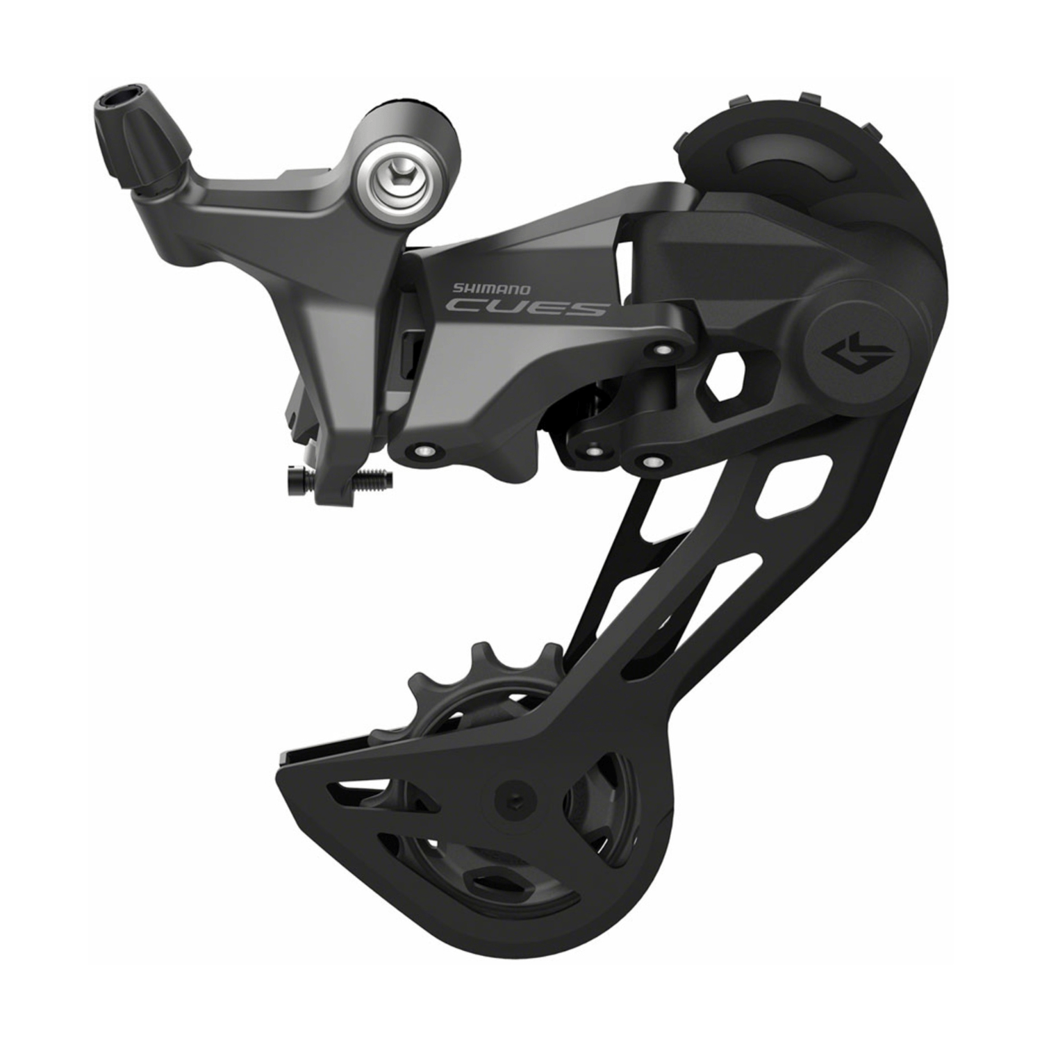 Shimano CUES RD-U6020-SGS Rear Derailleur - 10-Speed, Shadow Design, Direct Attach, Long Cage, Black Parts - Rear Derailleurs