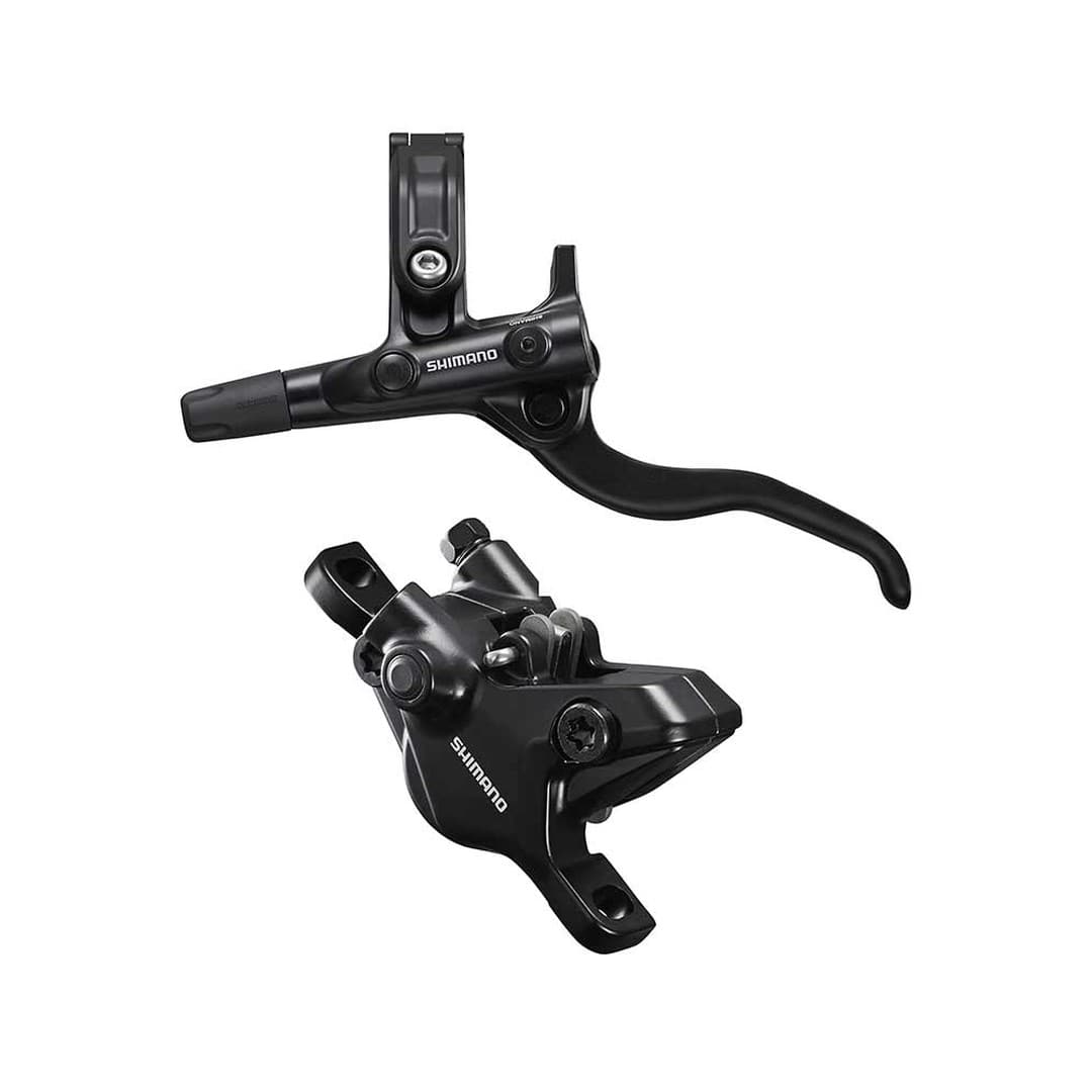 Shimano, Deore BL-M4100 / BR-MT410, MTB Hydraulic Disc Brake, Front, Post mount, Disc: Not included, Black Unclassified