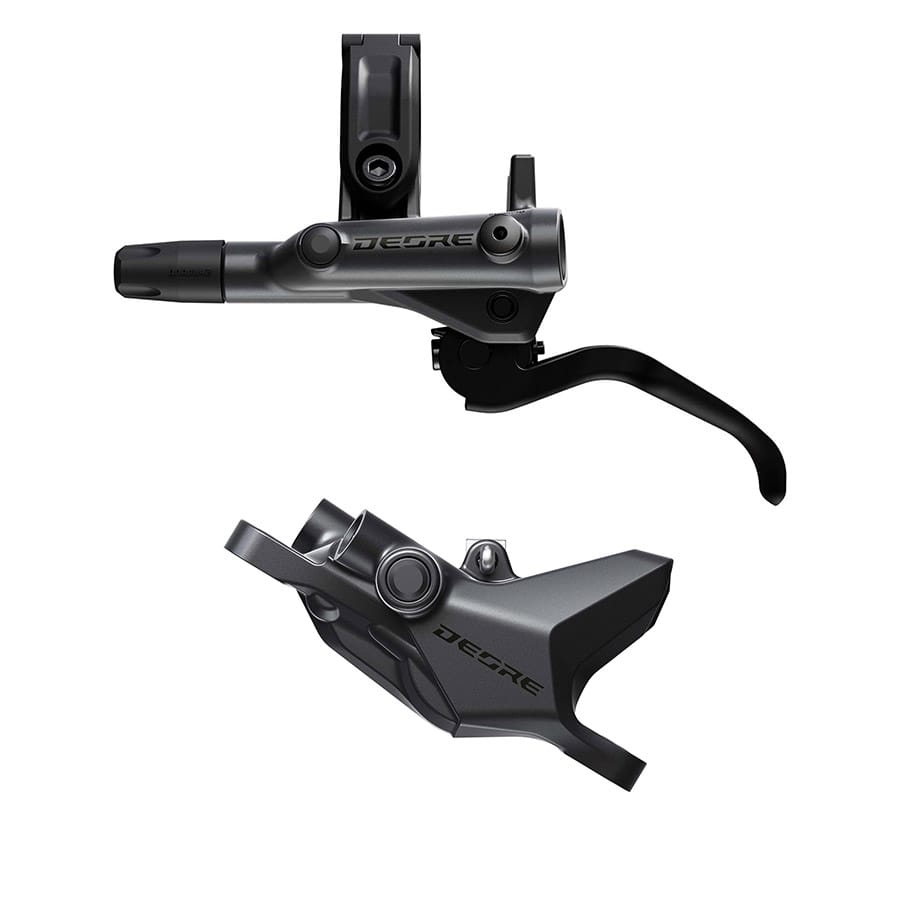 Shimano Deore BL-M6200 / BR-6200 Front, Post mount, Disc: 200 or 220mm (not included), Black, EM62001JLFPMA100 MTB Hydraulic Disc Brakes